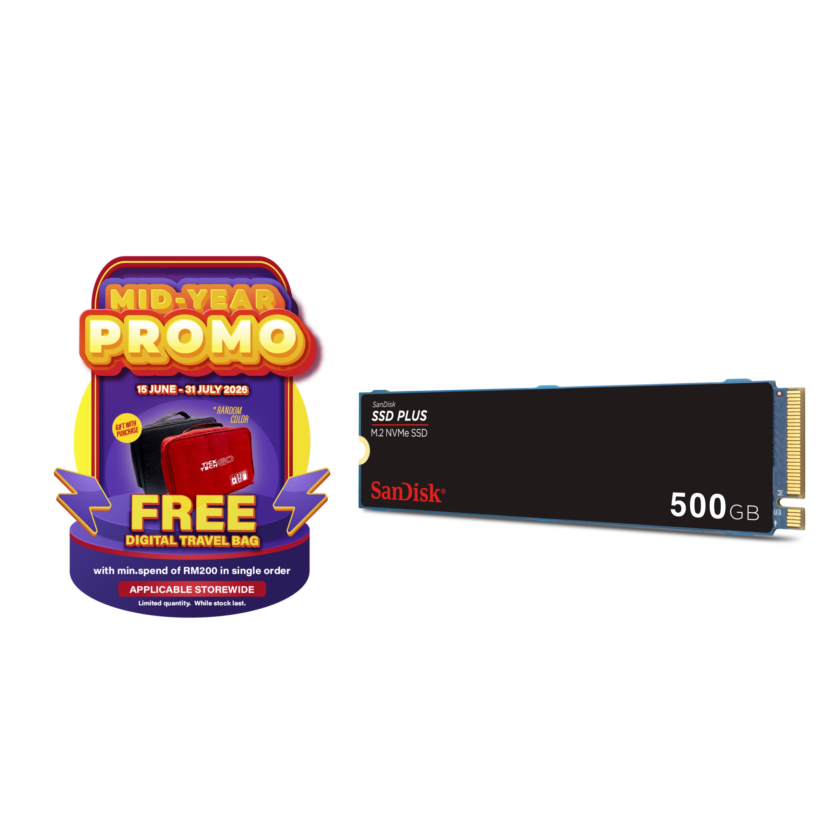 SanDisk SSD PLUS M.2 NVMe SSD-Data Storage-futuromic